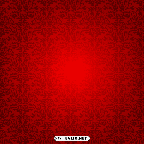 redwith ornaments PNG with isolated background