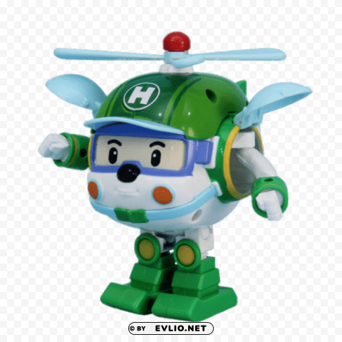 robocar poli character helly PNG transparent images mega collection