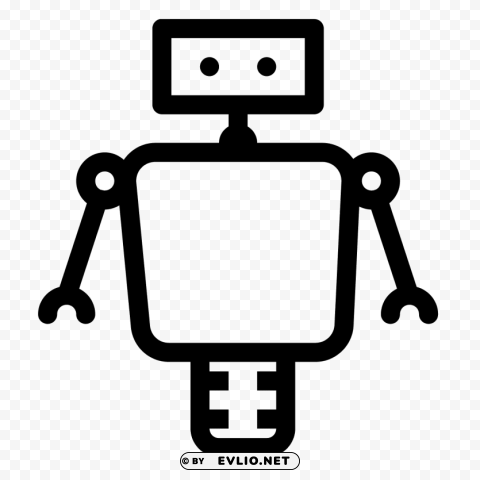 robot Transparent Background PNG Isolated Graphic
