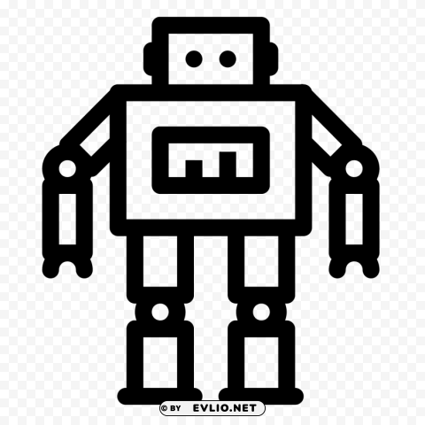 robot Transparent Background PNG Isolated Item