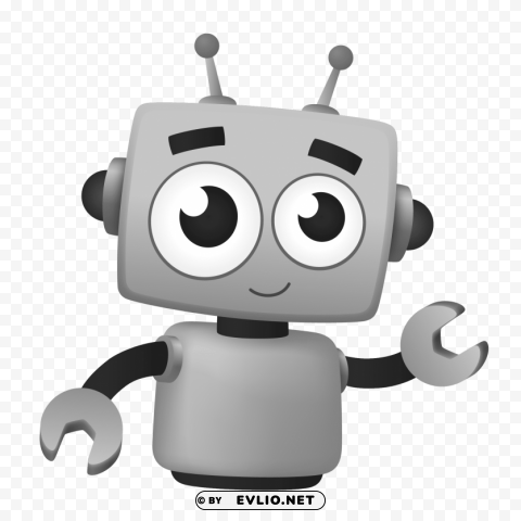 robot Transparent Cutout PNG Isolated Element clipart png photo - 4433279c
