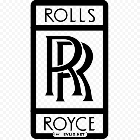 rolls royce car logo PNG with Isolated Transparency