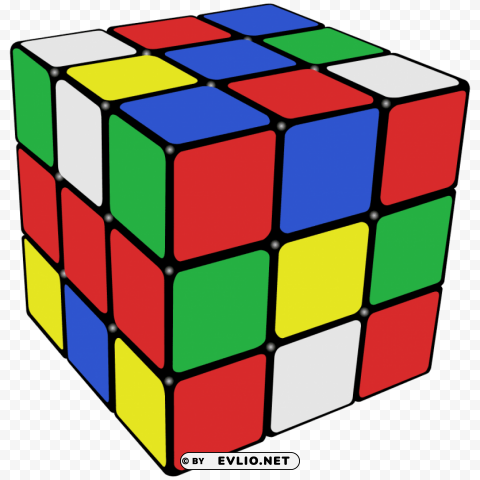 rubik's cube PNG Image with Clear Background Isolation