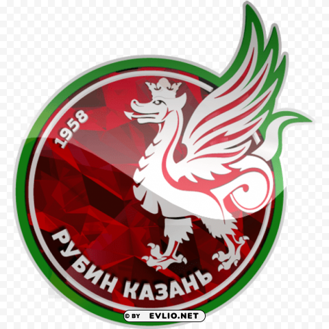 rubin kazan football logo Transparent Background PNG Isolation