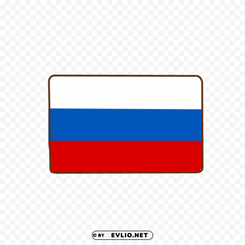 Russian flag PNG transparent graphics for projects
