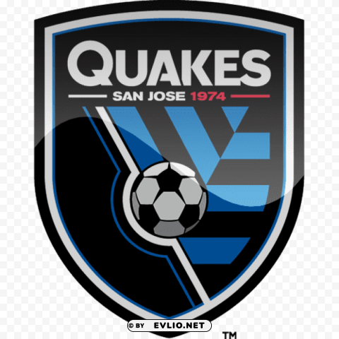 san jose earthquakes football logo PNG transparent graphic