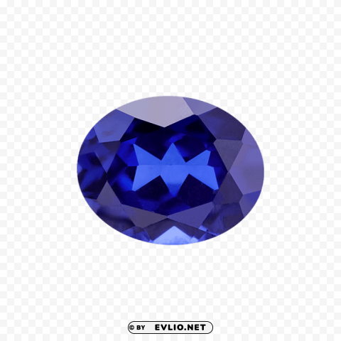 sapphire gem Isolated Character in Transparent Background PNG
