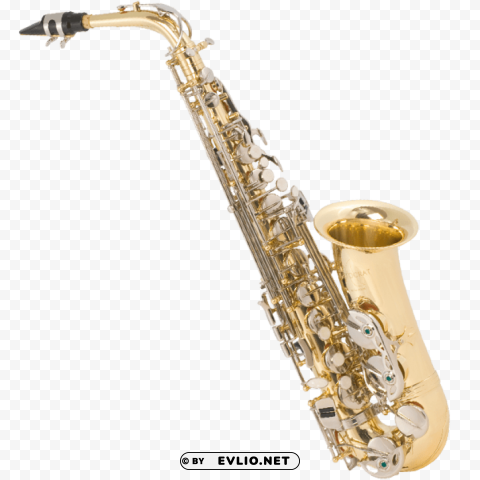 saxophone Isolated Design Element on Transparent PNG