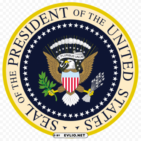 seal of the president of the united states Isolated Graphic on Clear PNG