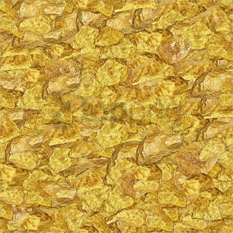 seamless gold texture Isolated Artwork on Clear Transparent PNG