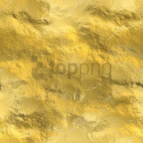 seamless gold texture Isolated Character on Transparent Background PNG