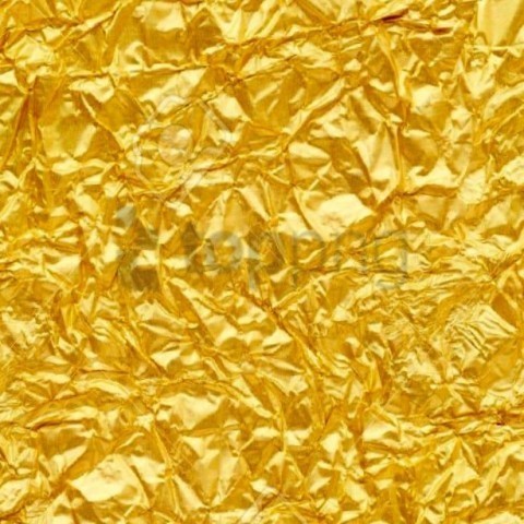 seamless gold texture Isolated Character on Transparent PNG