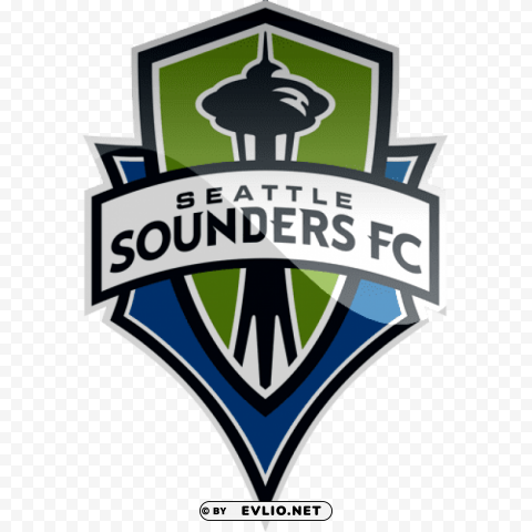 seattle sounders fc football logo PNG image with no background