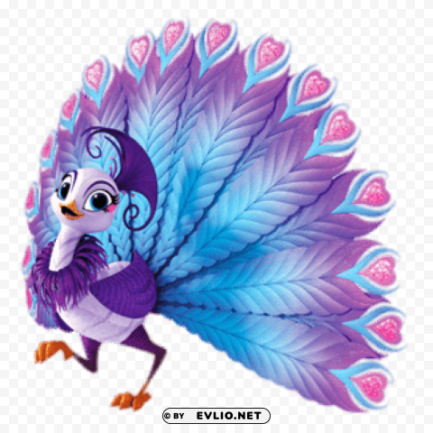 shimmer and shine roya the peacock PNG with transparent background for free