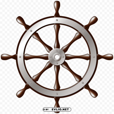 ship wheel silver Free download PNG images with alpha channel