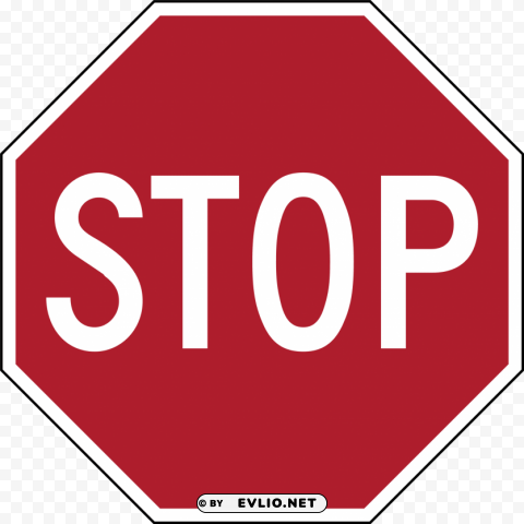 sign stop PNG files with no background free
