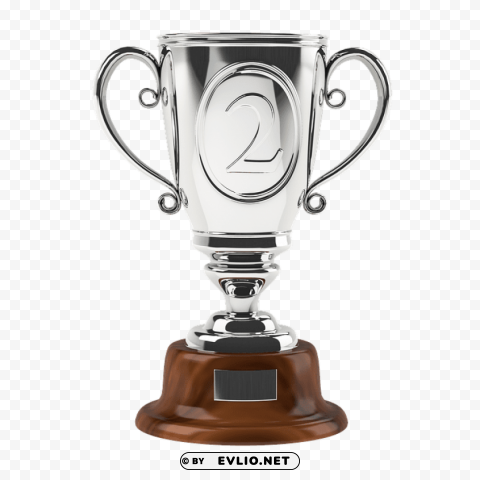 silver cup second two HighQuality Transparent PNG Isolated Art