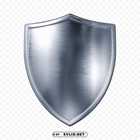 silver sheild Isolated Item in Transparent PNG Format