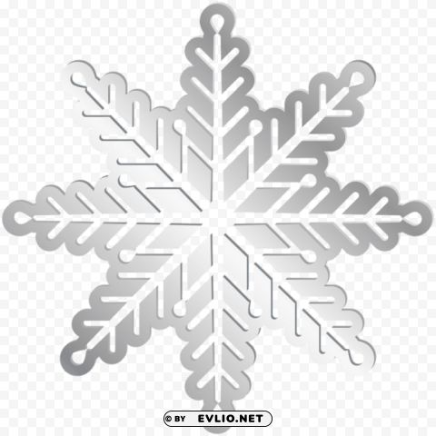 silver snowflake PNG transparent photos vast collection