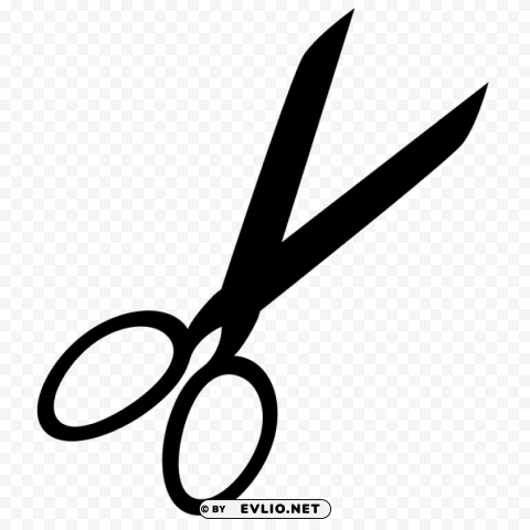 simple scissors Transparent Background Isolated PNG Design