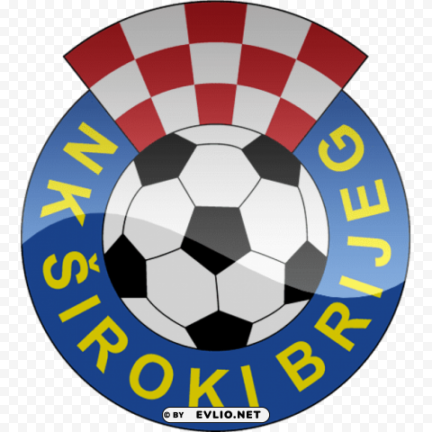 Siroki Brijeg Football Logo Isolated Object On Transparent Background In PNG