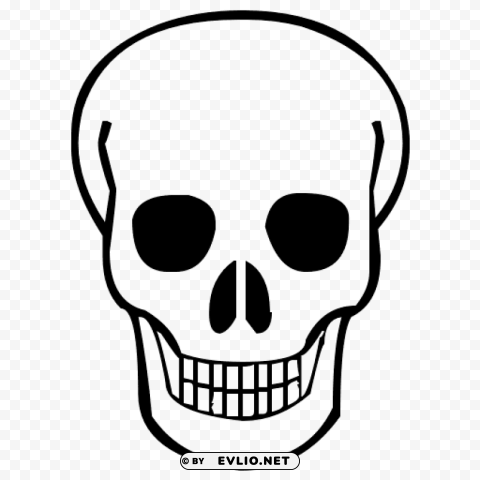 skeleton skull PNG images for advertising