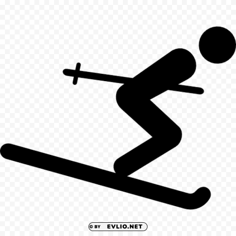 skiing PNG Image Isolated with High Clarity