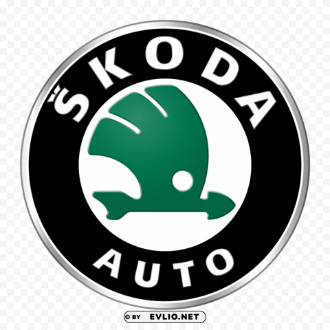 skoda car logo PNG Image Isolated with Clear Background