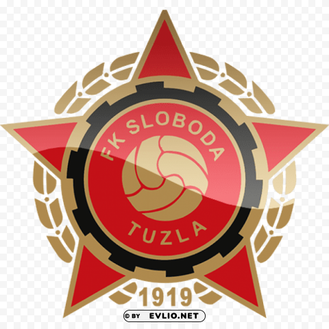 sloboda football logo Isolated Artwork on Clear Transparent PNG