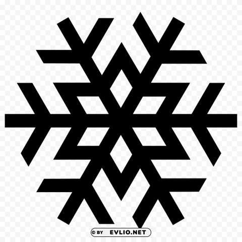 Snowflake Isolated PNG Graphic with Transparency