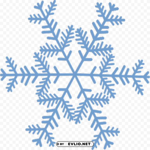 snowflake with clear Transparent Background Isolated PNG Design
