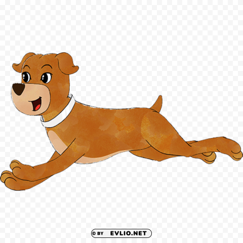 sparky the dog running PNG Isolated Illustration with Clarity