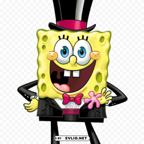 spongebob tuxedo Transparent PNG graphics assortment