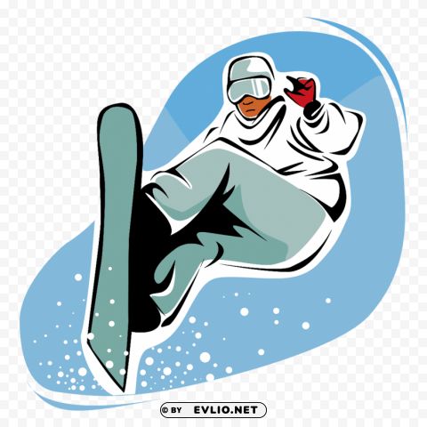 sports snowboarding Clear Background PNG Isolated Design Element