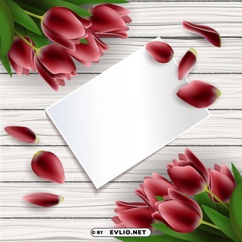 springwith red tulips Free PNG images with alpha transparency compilation