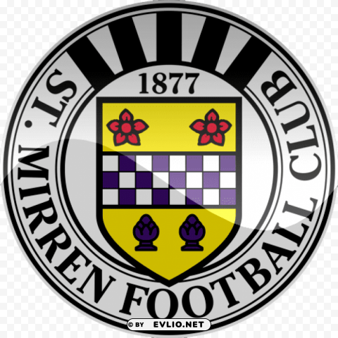 st mirren logo Isolated Object with Transparency in PNG
