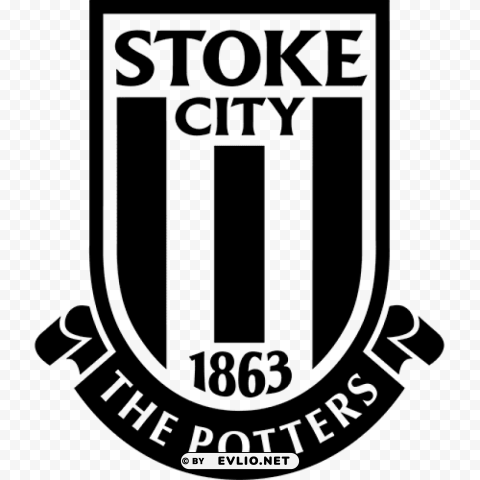 stoke city fc logo png1 PNG Isolated Illustration with Clarity