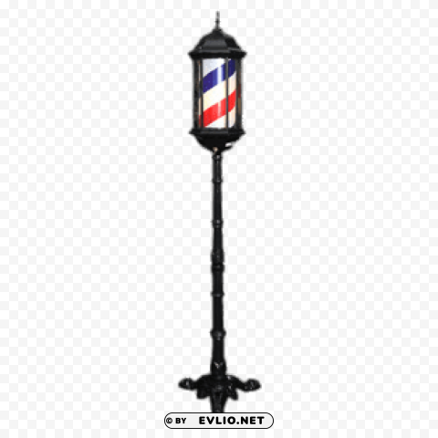 street lantern barber pole PNG Graphic with Transparent Background Isolation