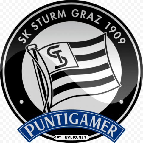 sturm graz football logo Clear PNG file