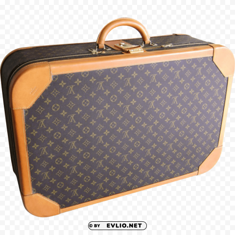 suitcase Clean Background Isolated PNG Illustration