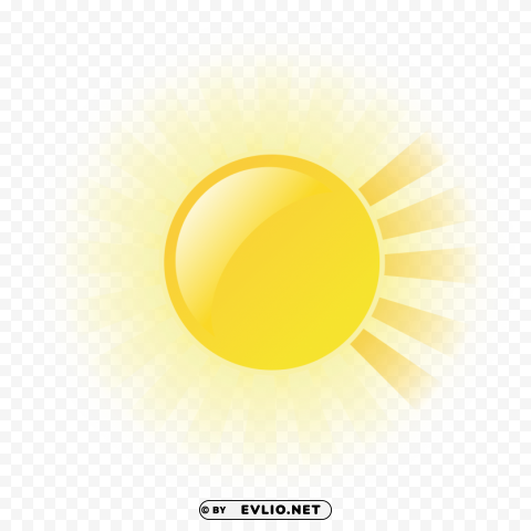 sun Transparent Background Isolated PNG Figure