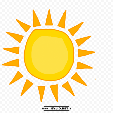 PNG image of sun Isolated Item on Clear Transparent PNG with a clear background - Image ID 7bebe73c