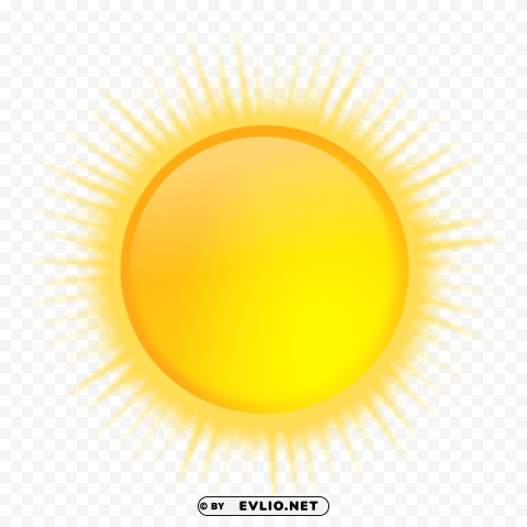 PNG image of sun Clear Background Isolated PNG Object with a clear background - Image ID d8dc84fa