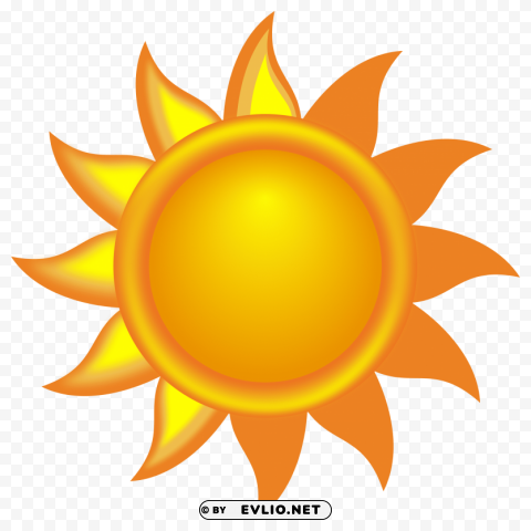 Sun PNG With Isolated Object