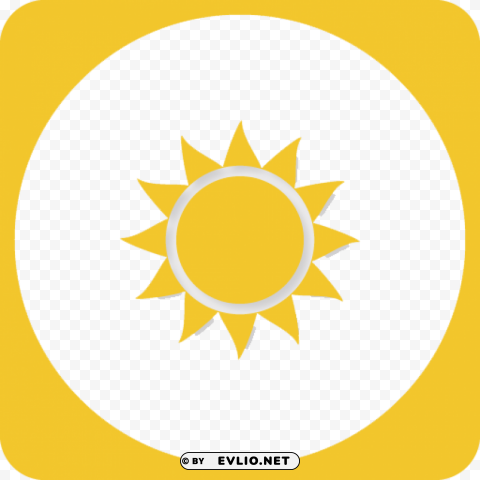 sun pic Isolated Item on Transparent PNG Format