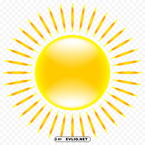 sun transparent ClearCut Background PNG Isolated Subject