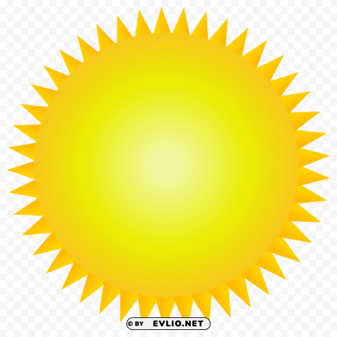 sun weather icon PNG Image Isolated with Clear Background