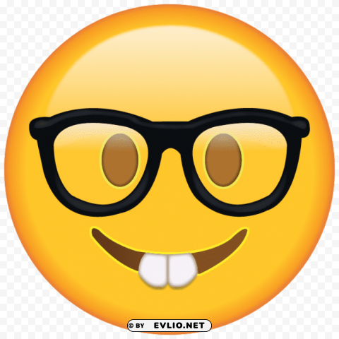sunglasses emoji c PNG Graphic with Transparent Background Isolation