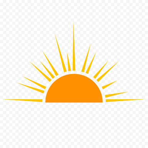 sunrise vector logo - sun ray logo free PNG graphics with transparency