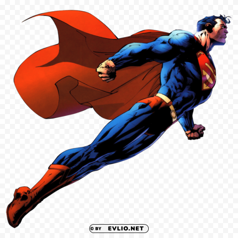 superman PNG Graphic with Transparency Isolation